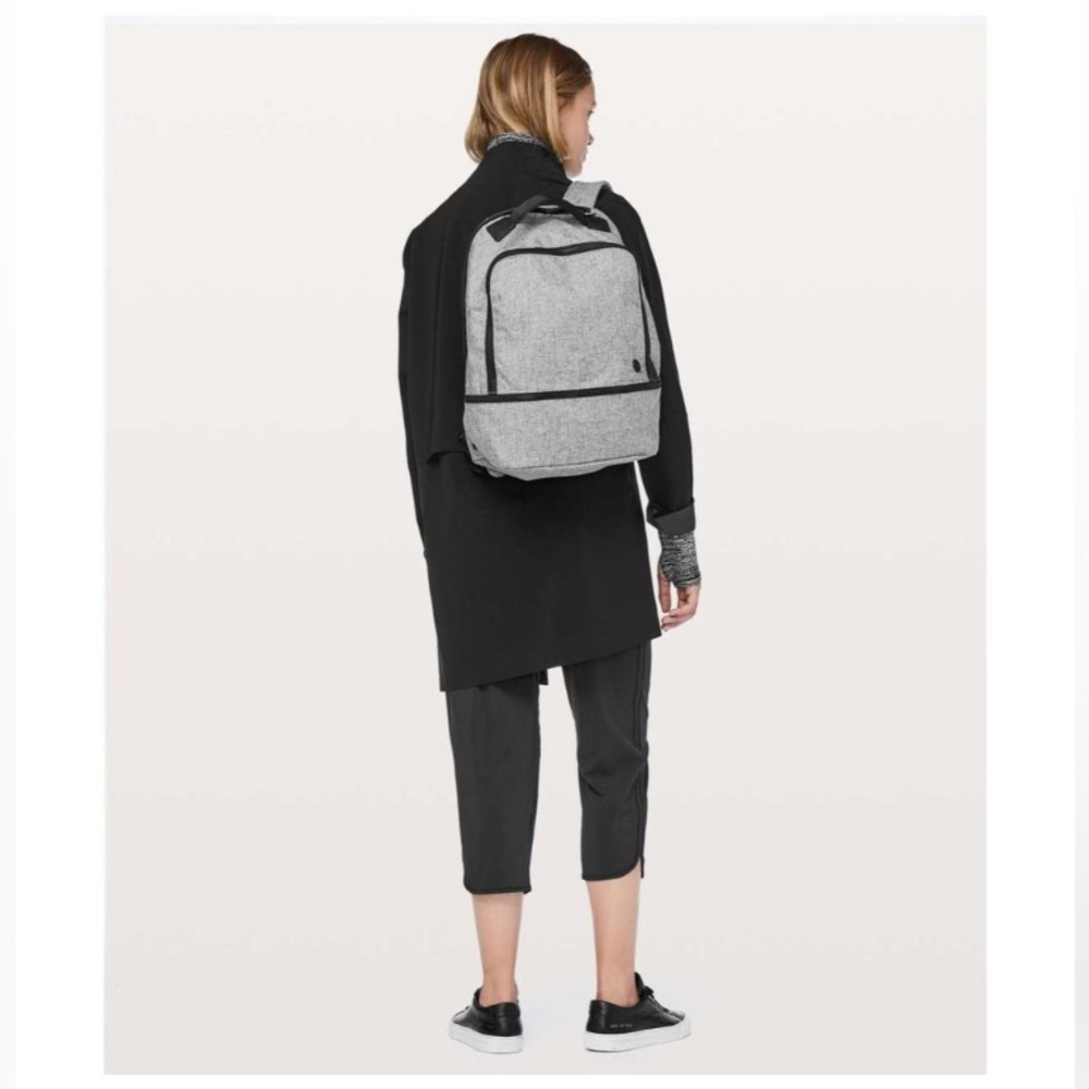 Lululemon City Adventure 17L Backpack gray and black like new